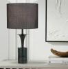 RENARA GREEN MARBLE BLACK TABLE LAMP